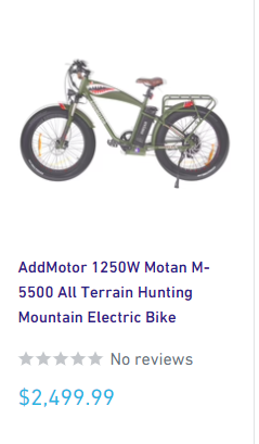 Best AddMotor Electric bikes for sale