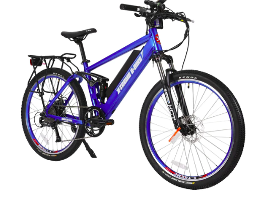 blue ebike